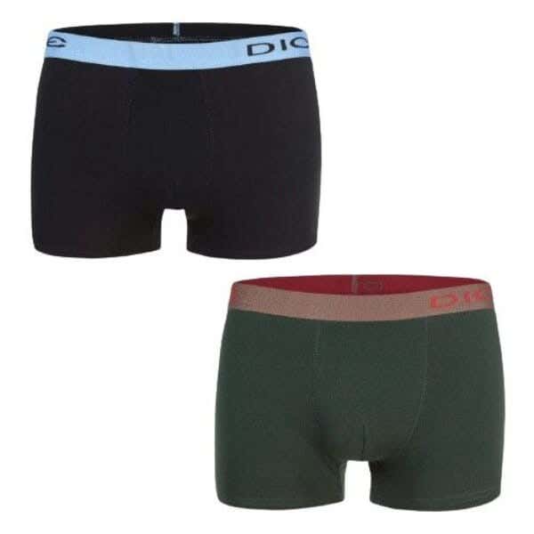 Dice Cotton Boxer Set For Boys, Two Pieces - Multicolor