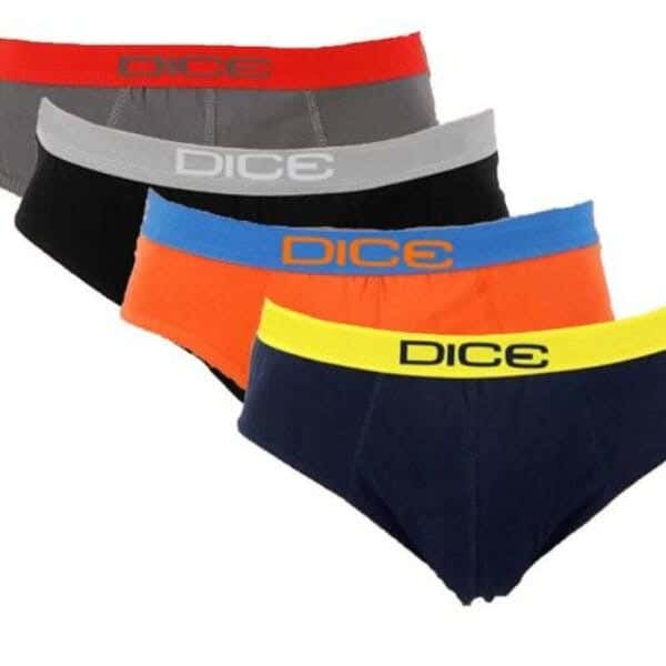 Dice Cotton Boxer Set For Men, 4 Pieces, L - Multicolor