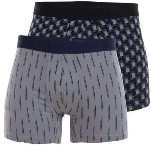 Cottonil Cotton Boxer Set For Men, Two Pieces, 3XL - Multicolor