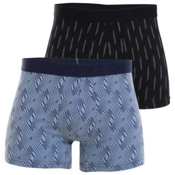 Cottonil Cotton Boxer Set For Men, Two Pieces - Multicolor