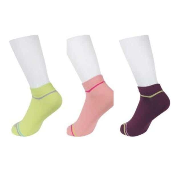 Dice Cotton Sock Set For Unisex, 3 Pieces, One Size - Multicolor