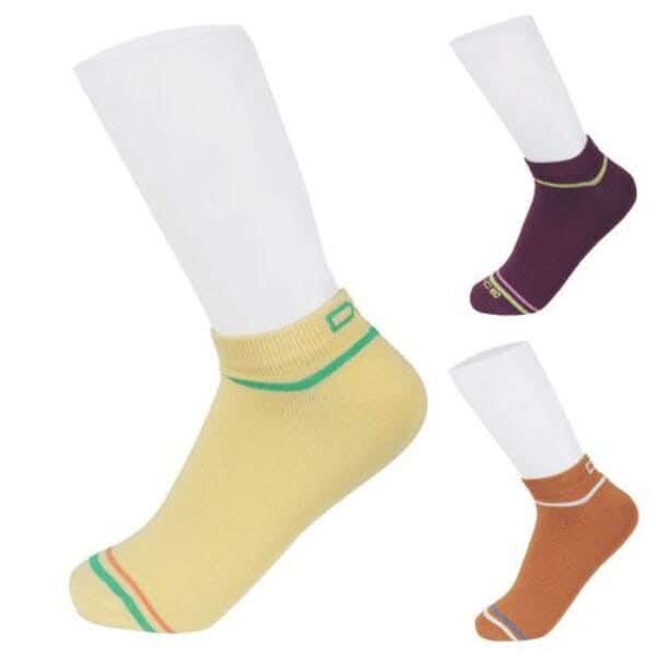 Dice Cotton Sock Set For Unisex, 3 Pieces, One Size - Multicolor
