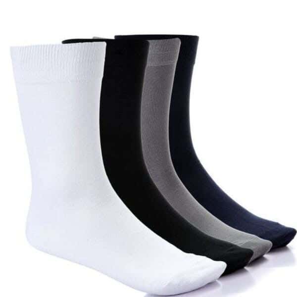 Solo Cotton Sock Set For Men, Two Pieces, One Size - Multicolor