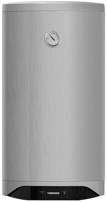 Tornado TEEE-80MS Enamel Electrical Heater, 80 Liter - Silver