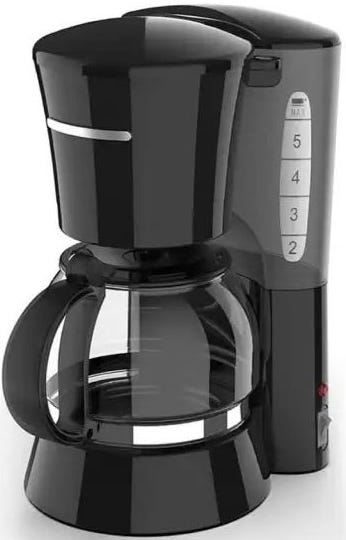 Sonai SH-1204 Filter Coffee Machine, 700 watt - Black