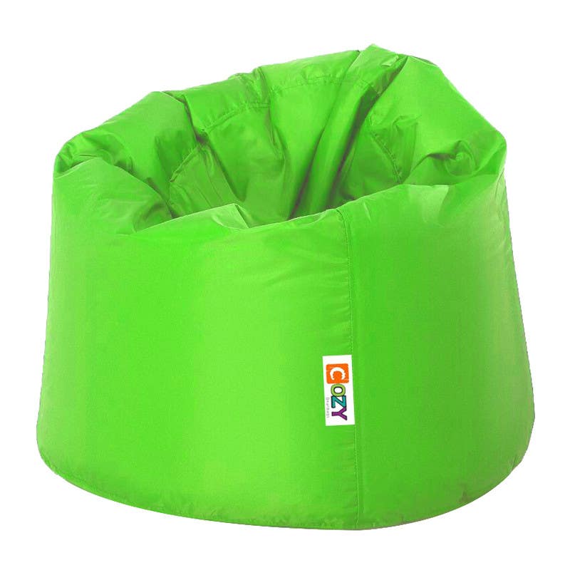 Cozy Round Bean Bag, 75x60x55 cm - Light Green