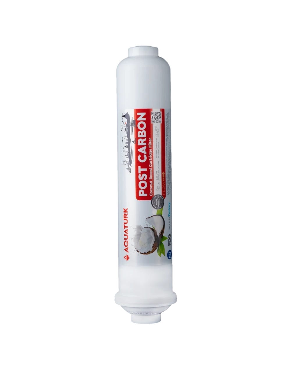 Aquaturk Post Carbon Water Filter Cartridge - White