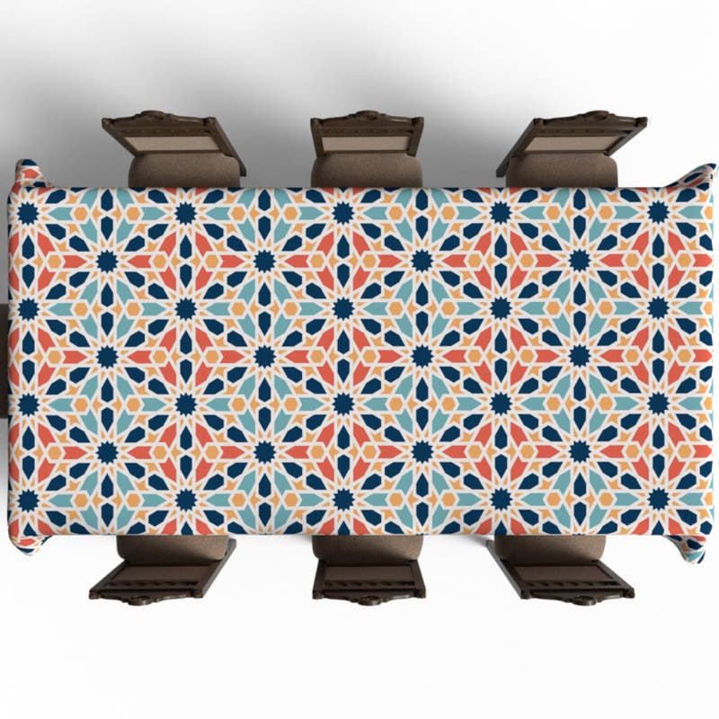 Waterproof Dinner TableCloth, 140×300 cm - Multicolor