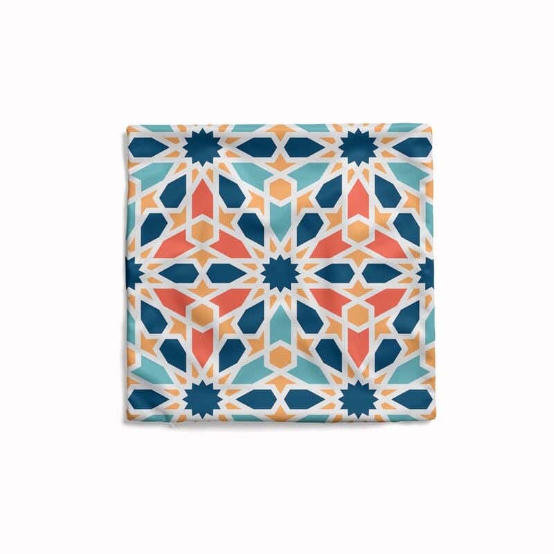 Velvet Cushion , 40×40 cm - Multicolor