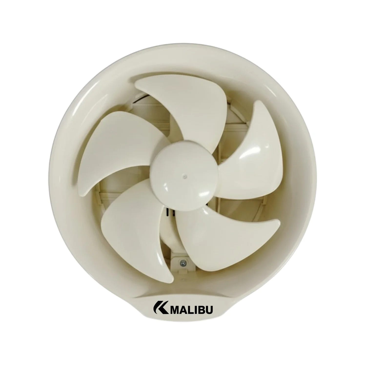 Malibu Glass Exhaust Hood, 15 cm, Multi-Purpose - White