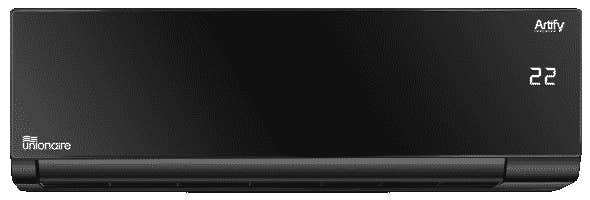 Unionaire Arti018Hv50Nbfr-A5 Artify Split Air Conditioner, 2.25 Hp, Hot/Cold, Inverter - Black