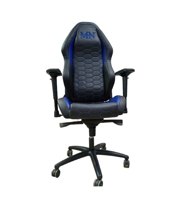 Leather Gaming Chair, 143×60×70 - Black Blue