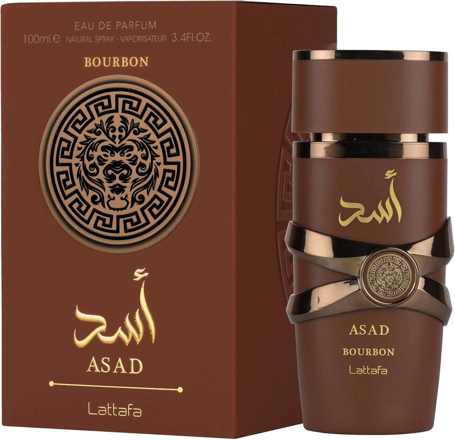 Lion Bourbon Perfume by Lattafa for Men - 100ml