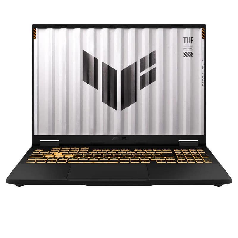 ASUS TUF Gaming A16 FX608JHR-RV057W Gaming Laptop, Intel Core i7-14650HX Processor, 16 Inch FHD+ Display, 512 GB SSD, 16 GB RAM DDR5, NVIDIA GeForce RTX 5050 8 GB Graphics, Win11, Jaeger Grey - 90NR0NA1-M002U0