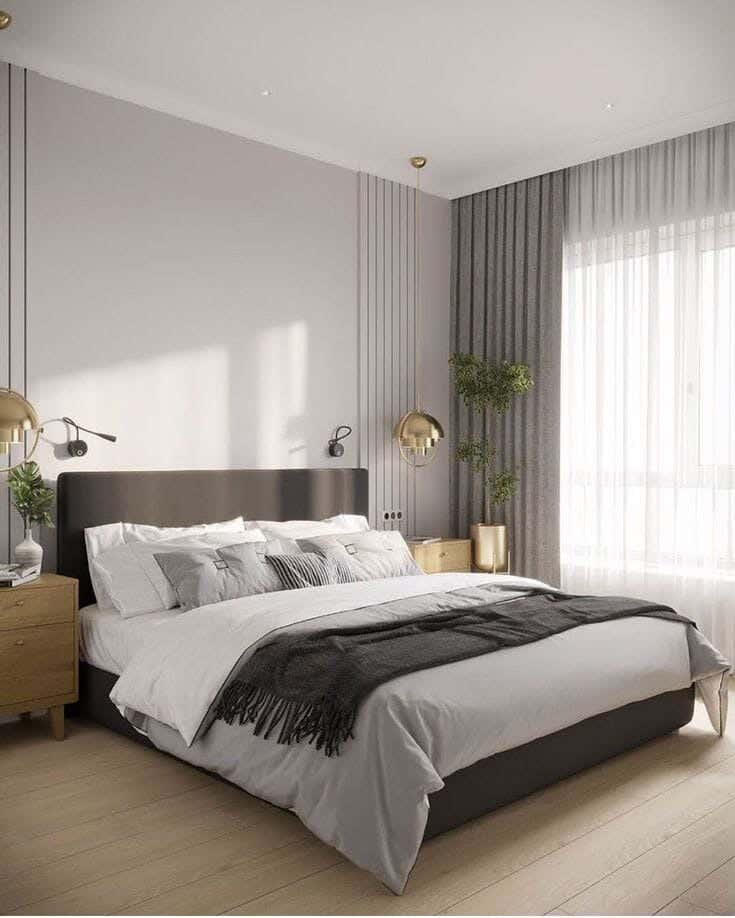 Muski Wood + Mdf Bed With Hammer Velvet Fabric, 120×160×200 Cm - Brown