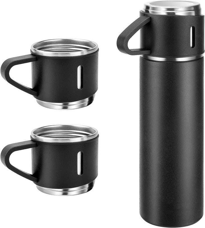 Stainless Steel Thermos, 500 Ml - Black