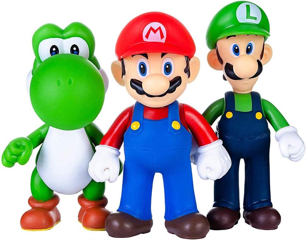 Super Mario figures for children, 3 pieces - Multicolor