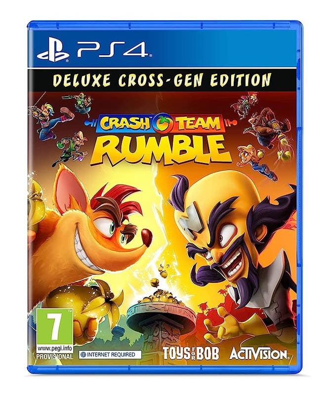 Crash Team Rumble Game Compatible with PlayStation 4 Control