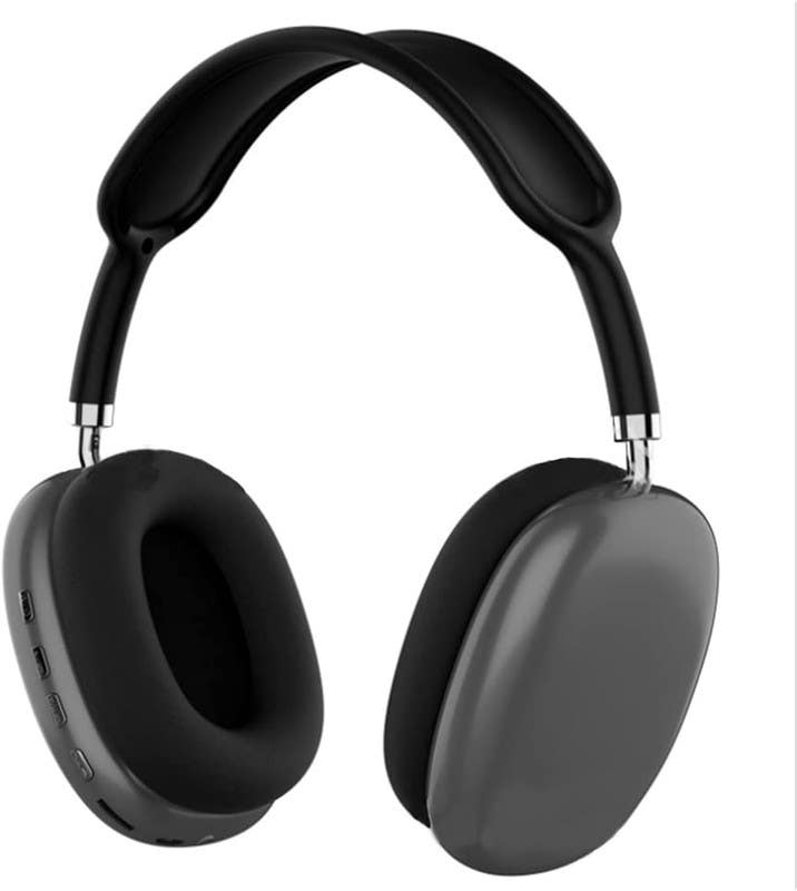 Headphones, P9, Wireless, Memory Card, Noise Cancelling - Black
