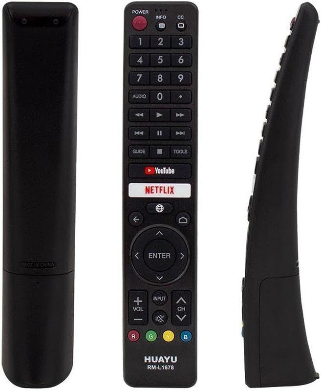 Remote Control, Compatible with Smart TV - Black