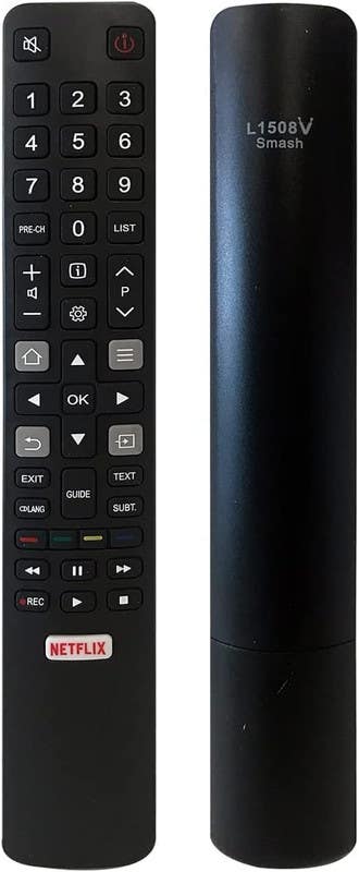 Remote Control, Replacement Compatible with TCL TV - Black
