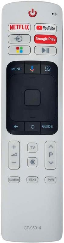 Remote Control ERF3J69TG, Compatible with Toshiba, HD, LED, UHD, 4K - White