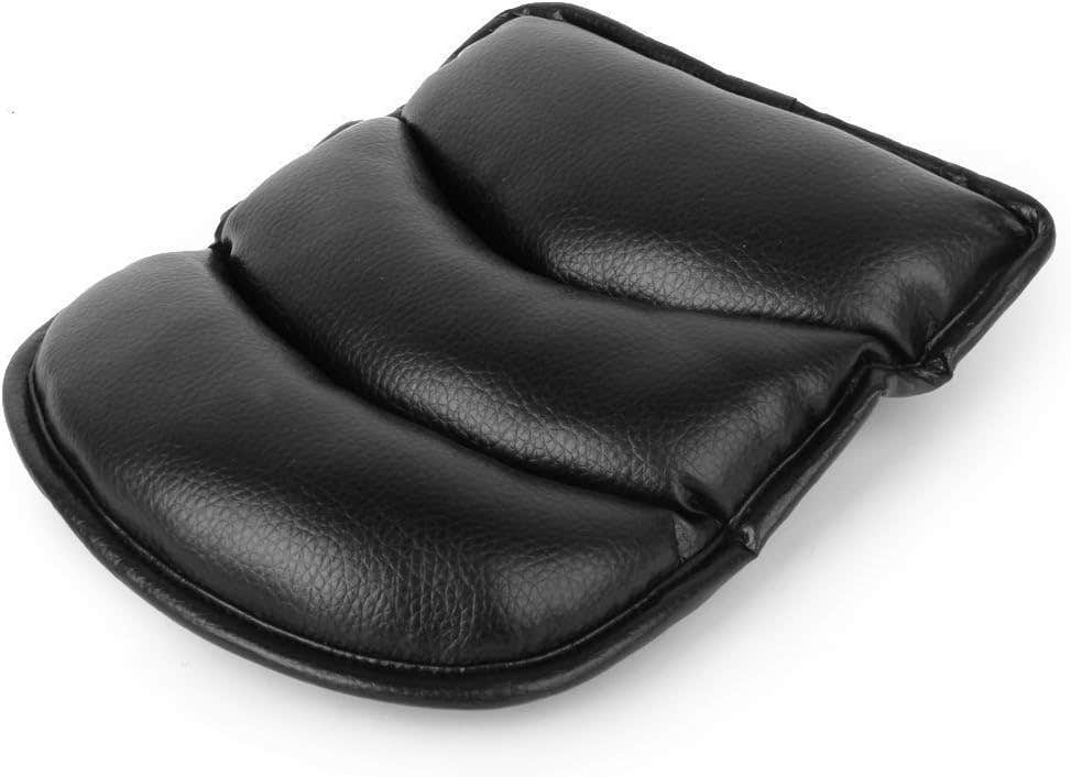 Car Armrest, Soft Leather, Compatible with All Cars - Black
