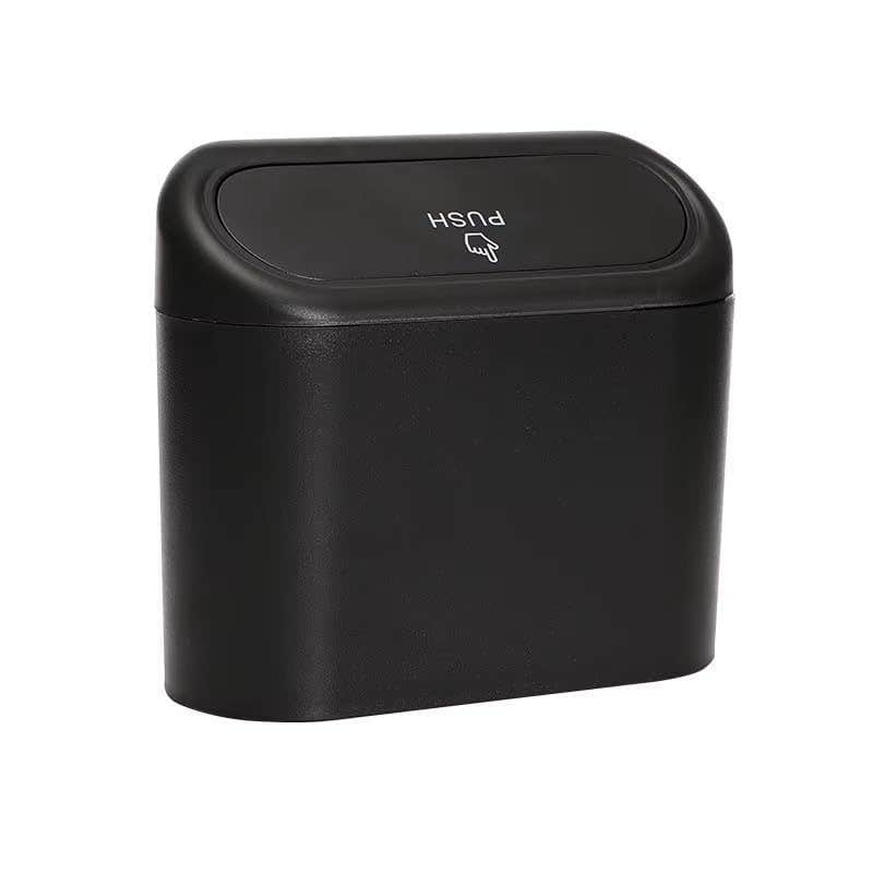 Car Lid Trash Can, Foldable - Black