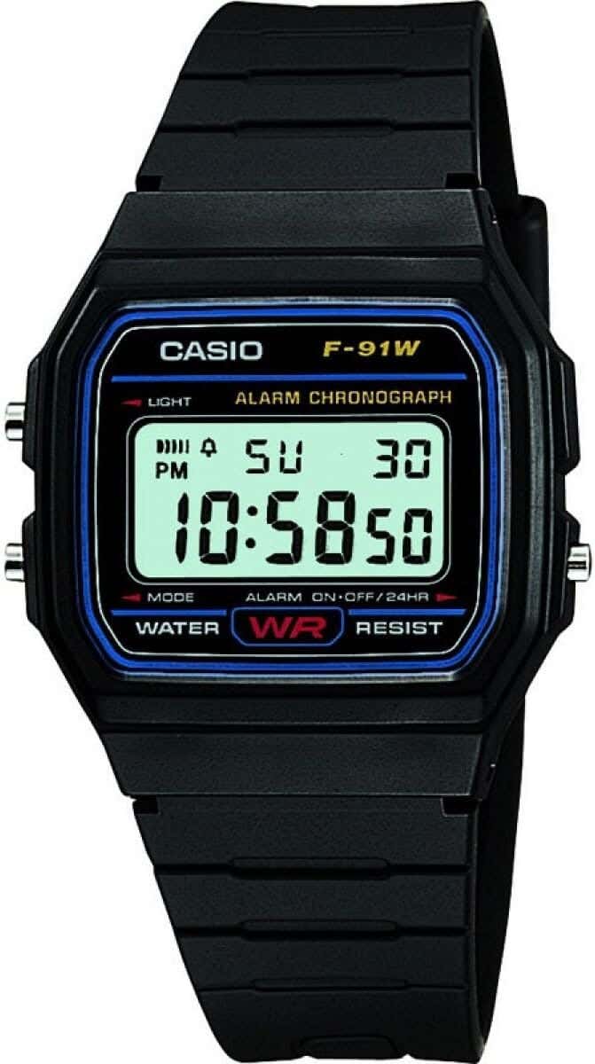 Casio Digital Sport Watch For Men, Rubber Strap - Black