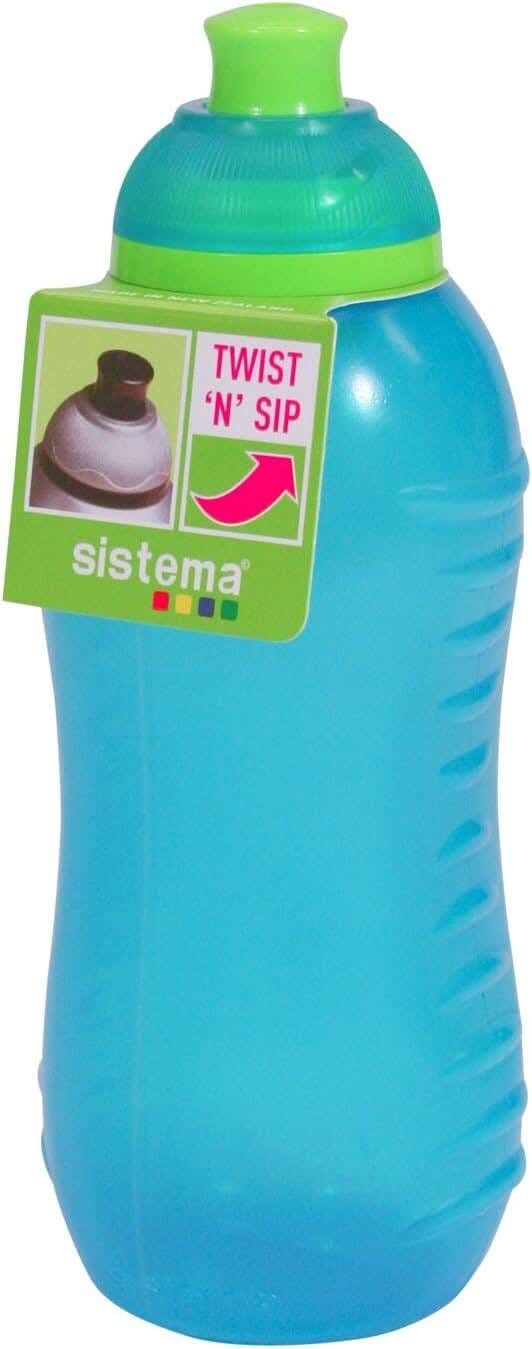 Sistema Plastic Water Bottle, 330 Ml - Light Blue