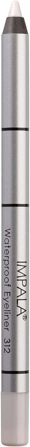 Impala Eyeliner Pencil, Waterproof Cream, Smokey Effect, Color 312 White Pearl