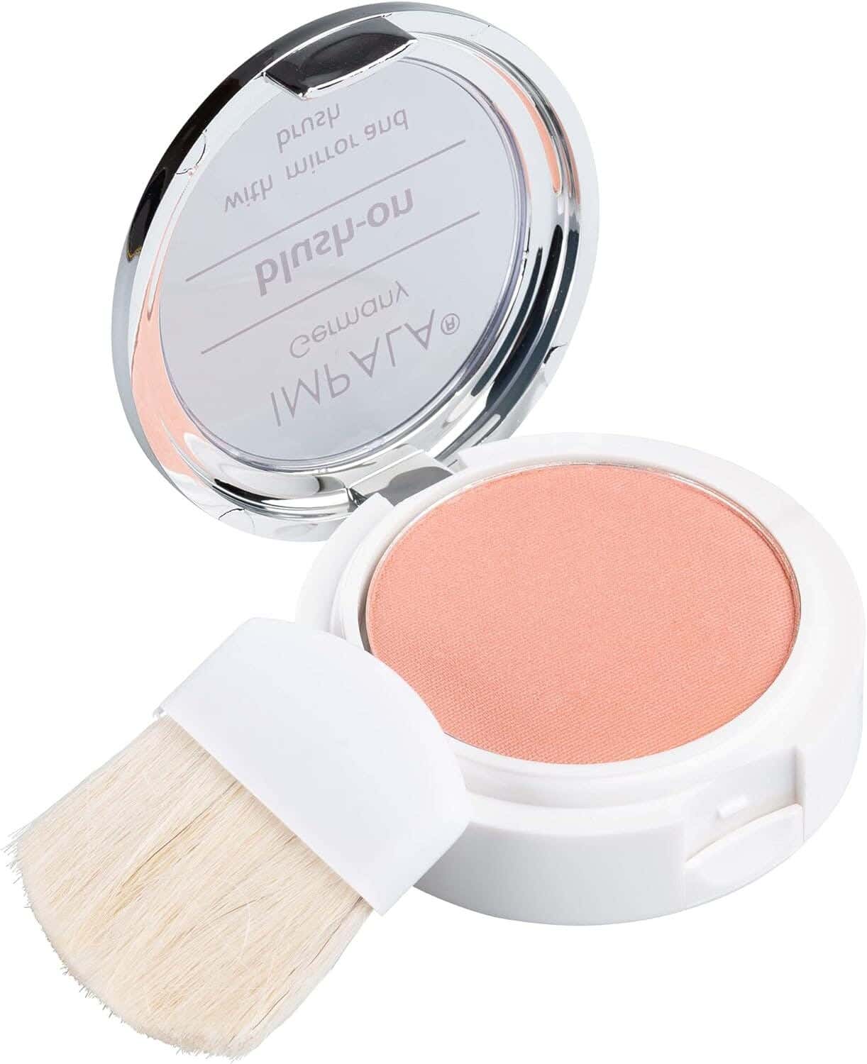 Impala Blush, With Mirror And Brush, 04 Salmon