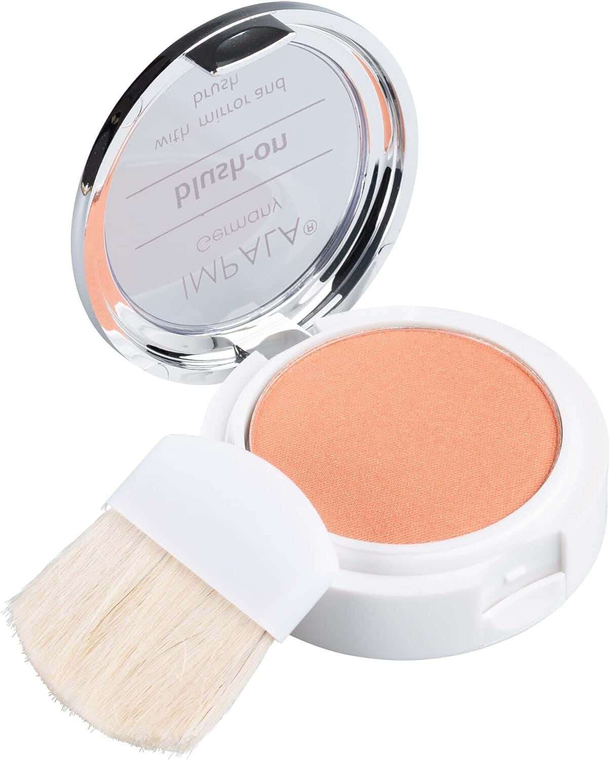 Impala Blush Powder, With Mirror And Brush, Color 05 Pearly Pink