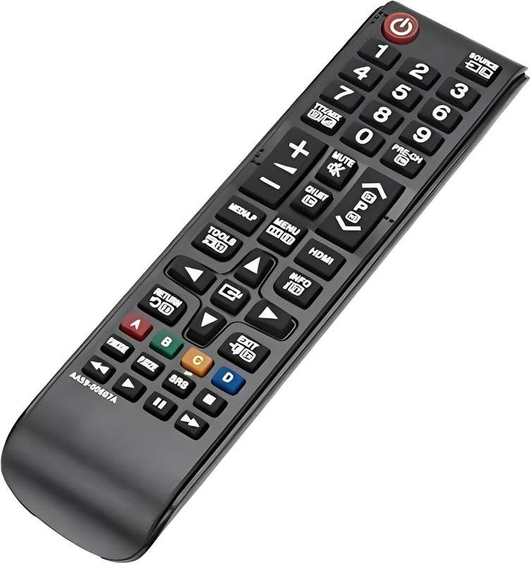 Remote Control AA59-00607A, Compatible with Samsung TV - Black
