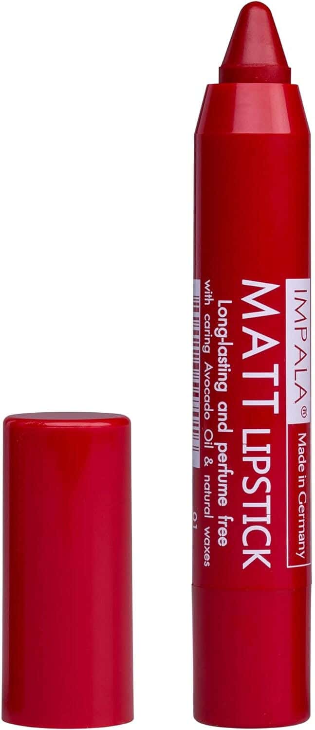 Impala, Automatic Shine, Long Lasting Lipstick, 01 Red Chili
