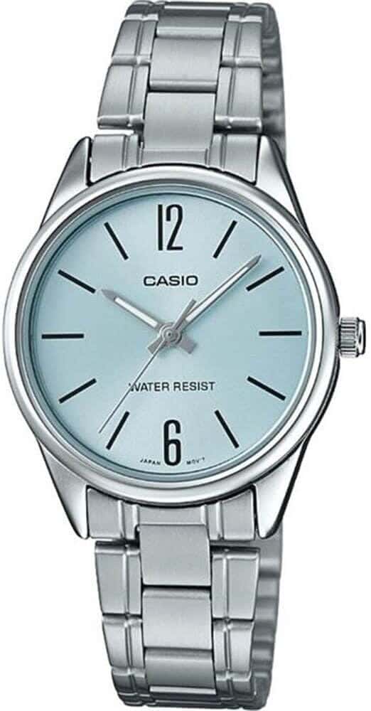 Casio Analog Dress Watch For Women, Stainless Steel Strap - Silver