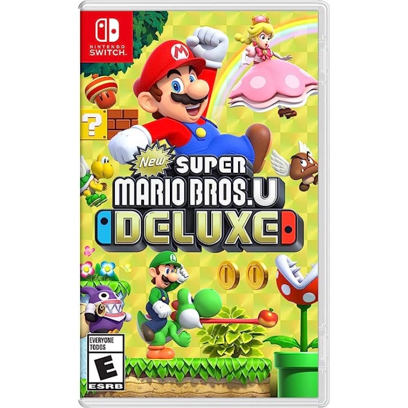 Nintendo Super Mario Bros U Deluxe Game, Compatible With Nintendo Switch, English Edition