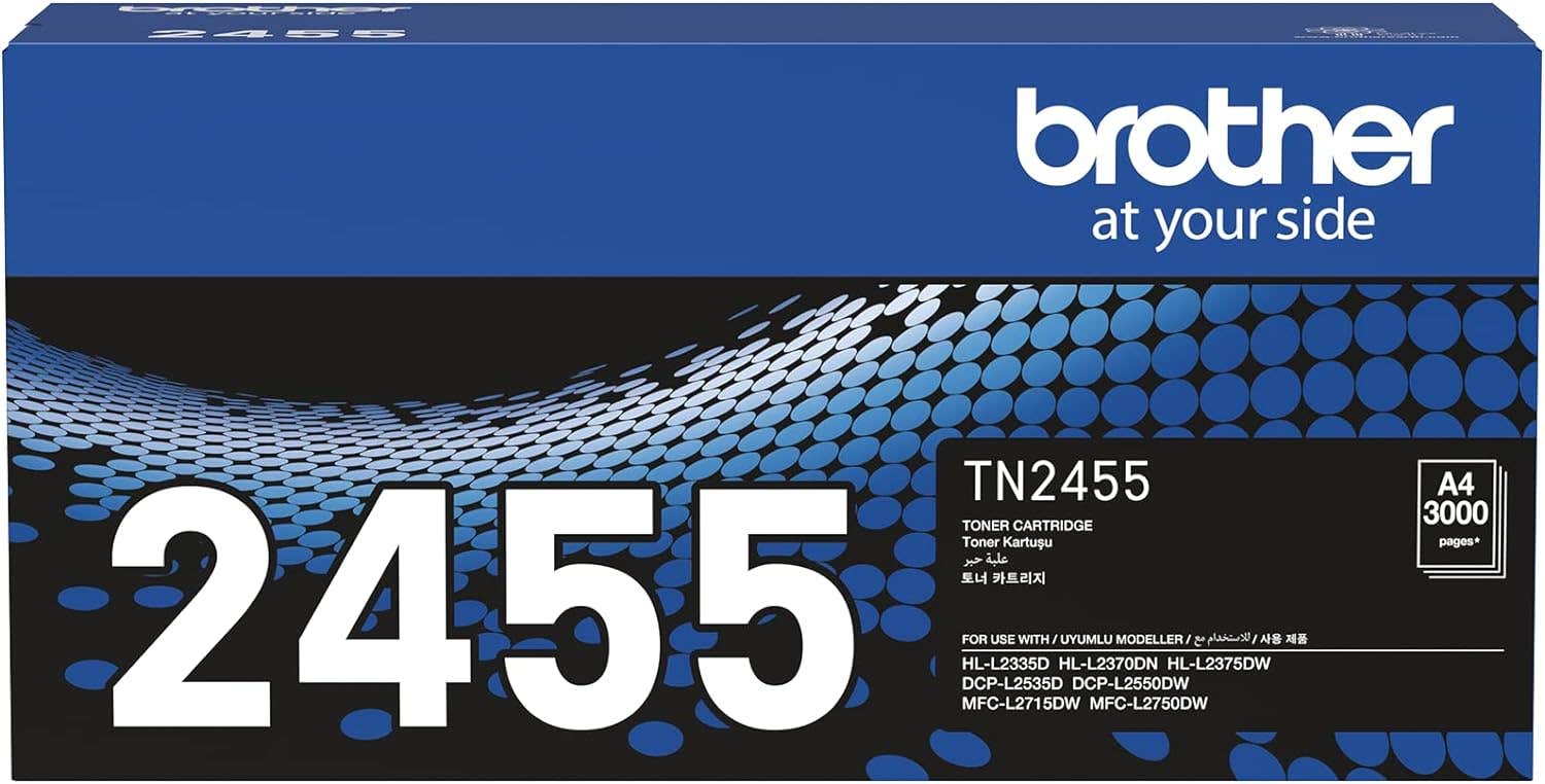 Brother TN-2455 Printer Cartridge Toner - Black