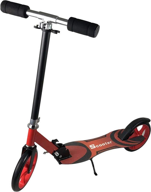 Folding scooter, 80 x 50 x 30 cm - red black