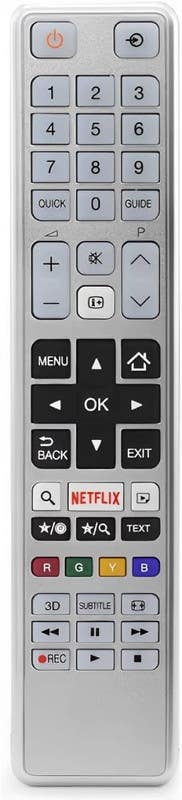 Remote Control, Compatible with Toshiba TV - Grey