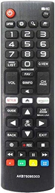 Remote Control, Compatible with LG TV - Black