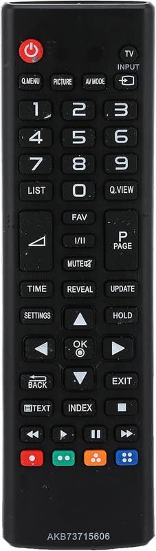 Remote Control AKB74915341, Compatible with LG TV - Black