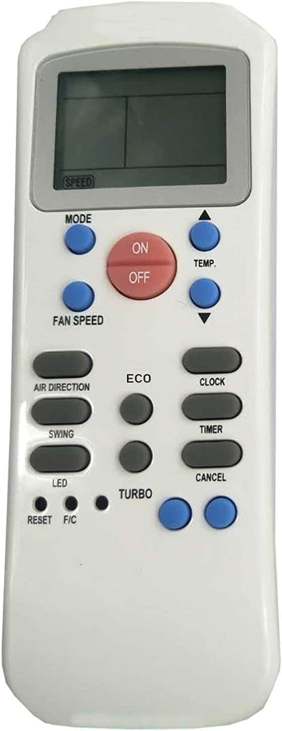 Remote Control For Carrier Air Conditioner, Rg14A1/E R14A/Ce R14/Ce - White