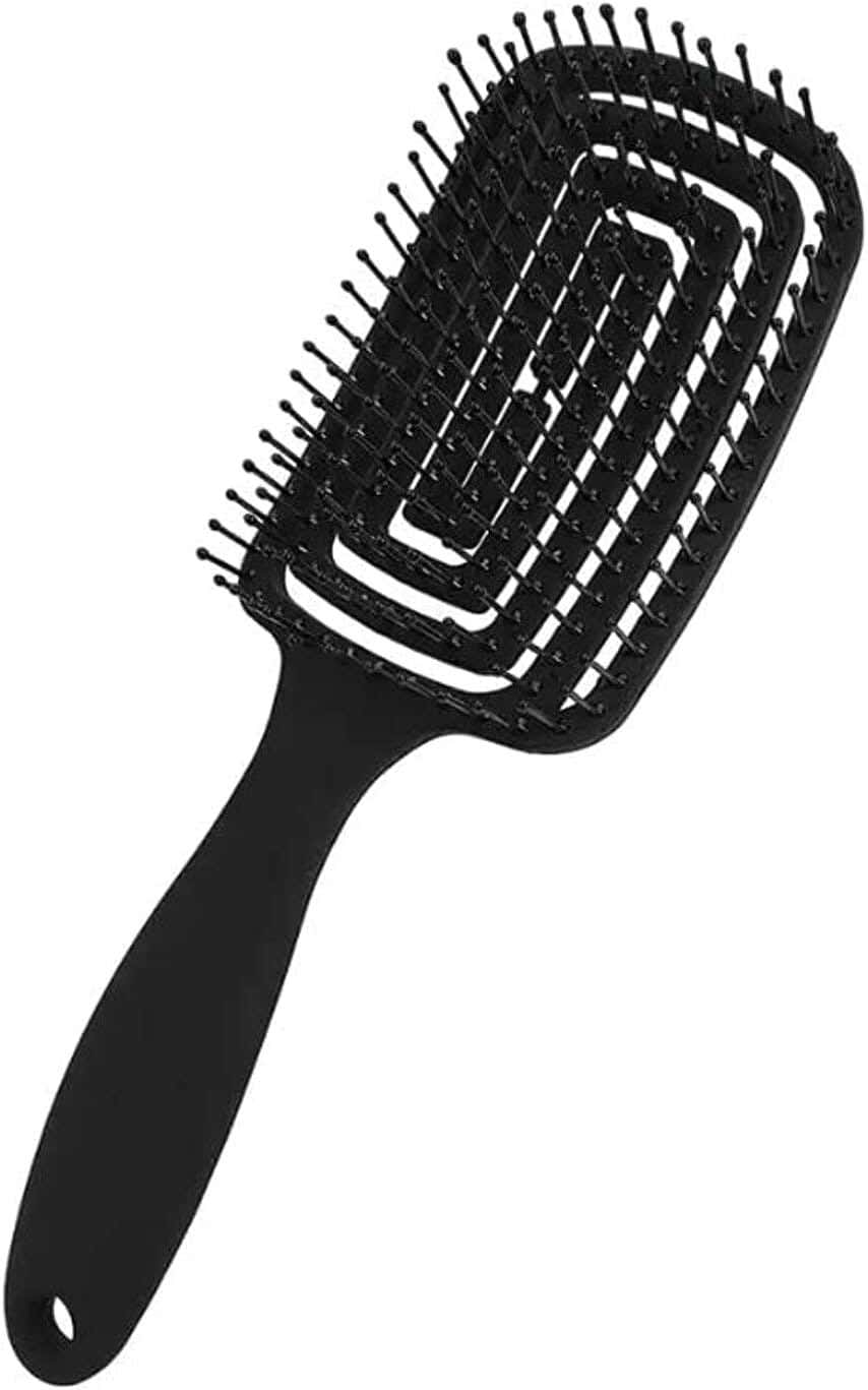 Neemay Detangling Brush, Suitable For All Hair Types - Black