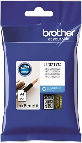 Brother LC3717C Printer Cartridge Toner - Cyan