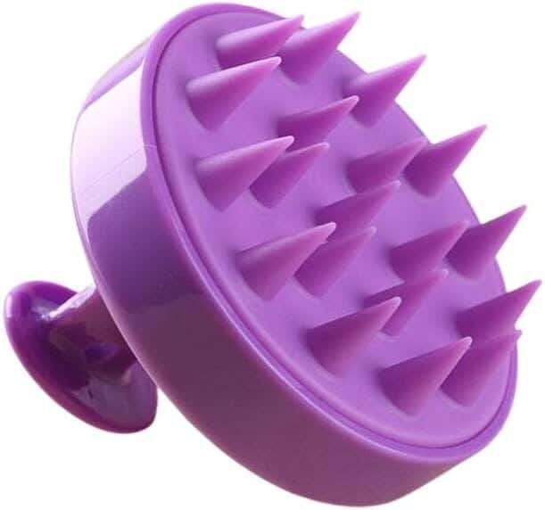 Rosarden Head Massage Brush, For Wet & Dry Hair - Purple