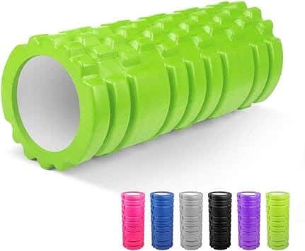 Fitness Foam Roller, For Muscle Massage And Physical Therapy - Green