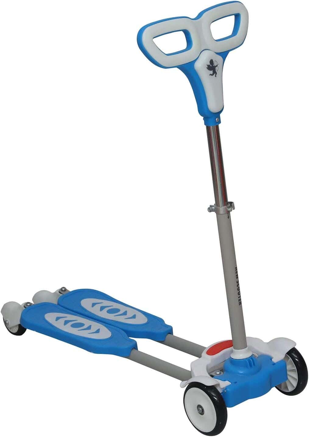 Scooter For Children, Suitable For Ages 3 - 6 Years - White Light Blue