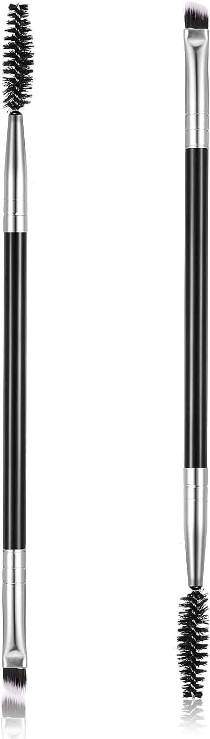 Sumind Makeup Brush Set, for Eye Shadow, 2 Pieces - Black Silver