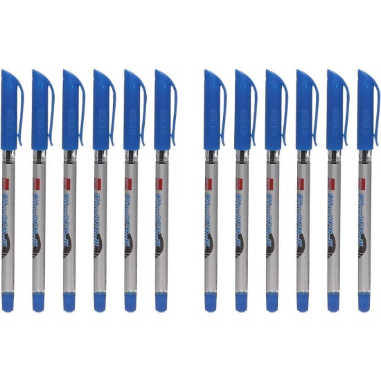 Roto Ballpoint Pen Set, 0.7 mm, 12 Pens, B351 - Blue